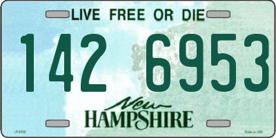 NH license plate 1426953