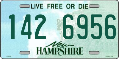 NH license plate 1426956