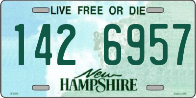 NH license plate 1426957