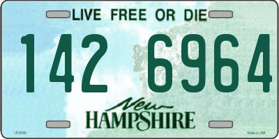 NH license plate 1426964