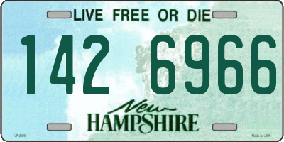 NH license plate 1426966