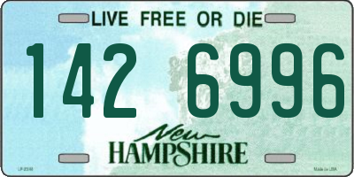 NH license plate 1426996