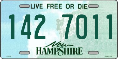 NH license plate 1427011