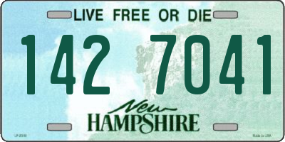 NH license plate 1427041