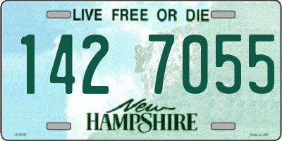 NH license plate 1427055