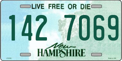 NH license plate 1427069