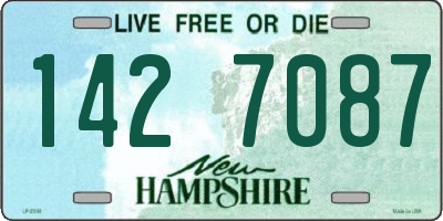 NH license plate 1427087