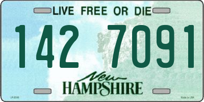 NH license plate 1427091