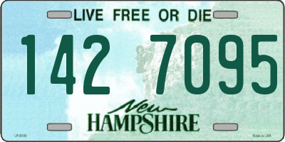NH license plate 1427095