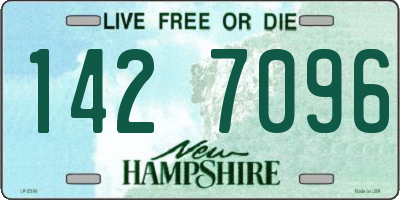 NH license plate 1427096