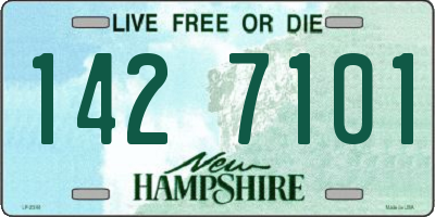NH license plate 1427101