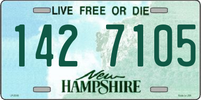 NH license plate 1427105