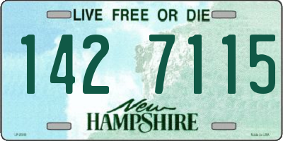 NH license plate 1427115