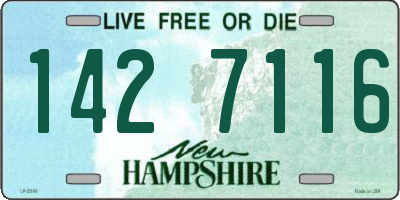 NH license plate 1427116