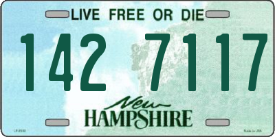 NH license plate 1427117