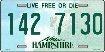 NH license plate 1427130