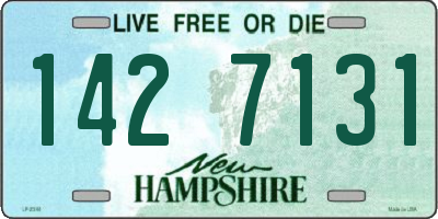 NH license plate 1427131