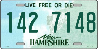 NH license plate 1427148