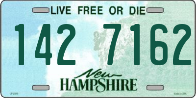 NH license plate 1427162