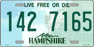 NH license plate 1427165