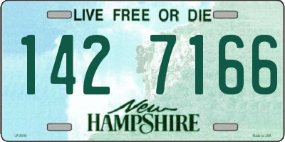 NH license plate 1427166