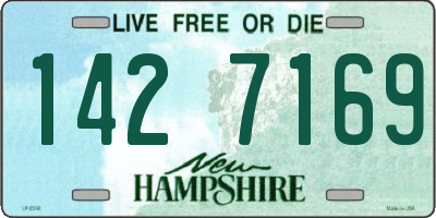 NH license plate 1427169