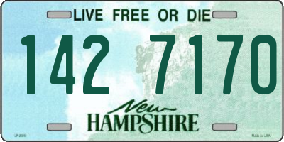 NH license plate 1427170