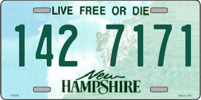 NH license plate 1427171