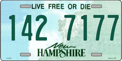 NH license plate 1427177