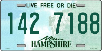 NH license plate 1427188