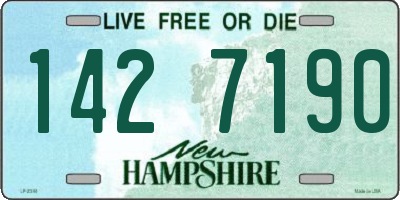 NH license plate 1427190