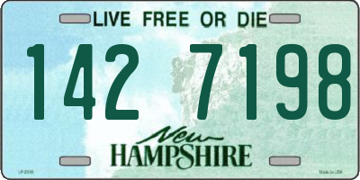 NH license plate 1427198