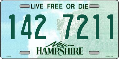 NH license plate 1427211