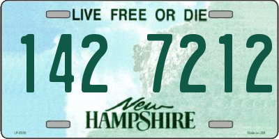 NH license plate 1427212