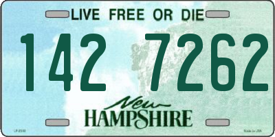 NH license plate 1427262