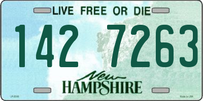 NH license plate 1427263