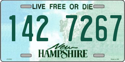 NH license plate 1427267