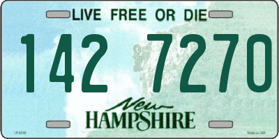 NH license plate 1427270