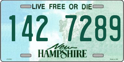 NH license plate 1427289