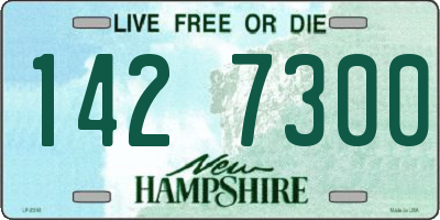 NH license plate 1427300