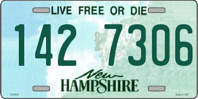 NH license plate 1427306