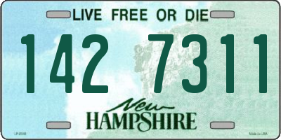 NH license plate 1427311