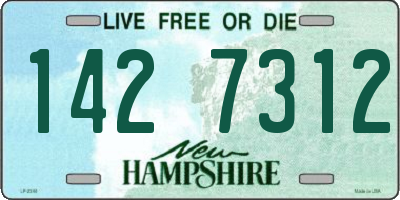 NH license plate 1427312