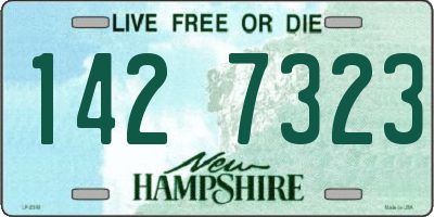 NH license plate 1427323