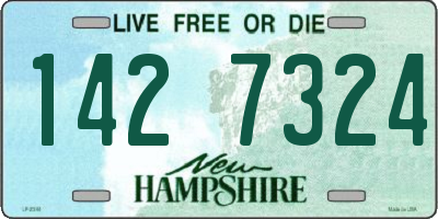 NH license plate 1427324