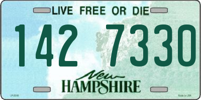 NH license plate 1427330