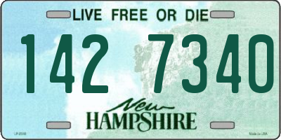 NH license plate 1427340