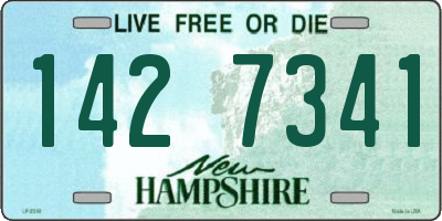 NH license plate 1427341