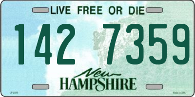 NH license plate 1427359