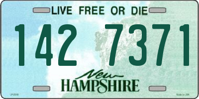 NH license plate 1427371